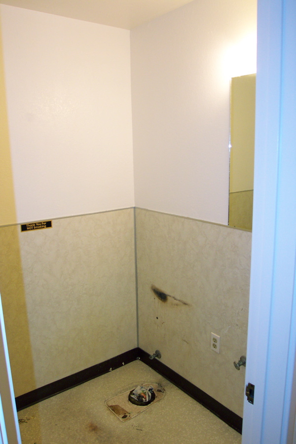 Old lavatory to be breakroom